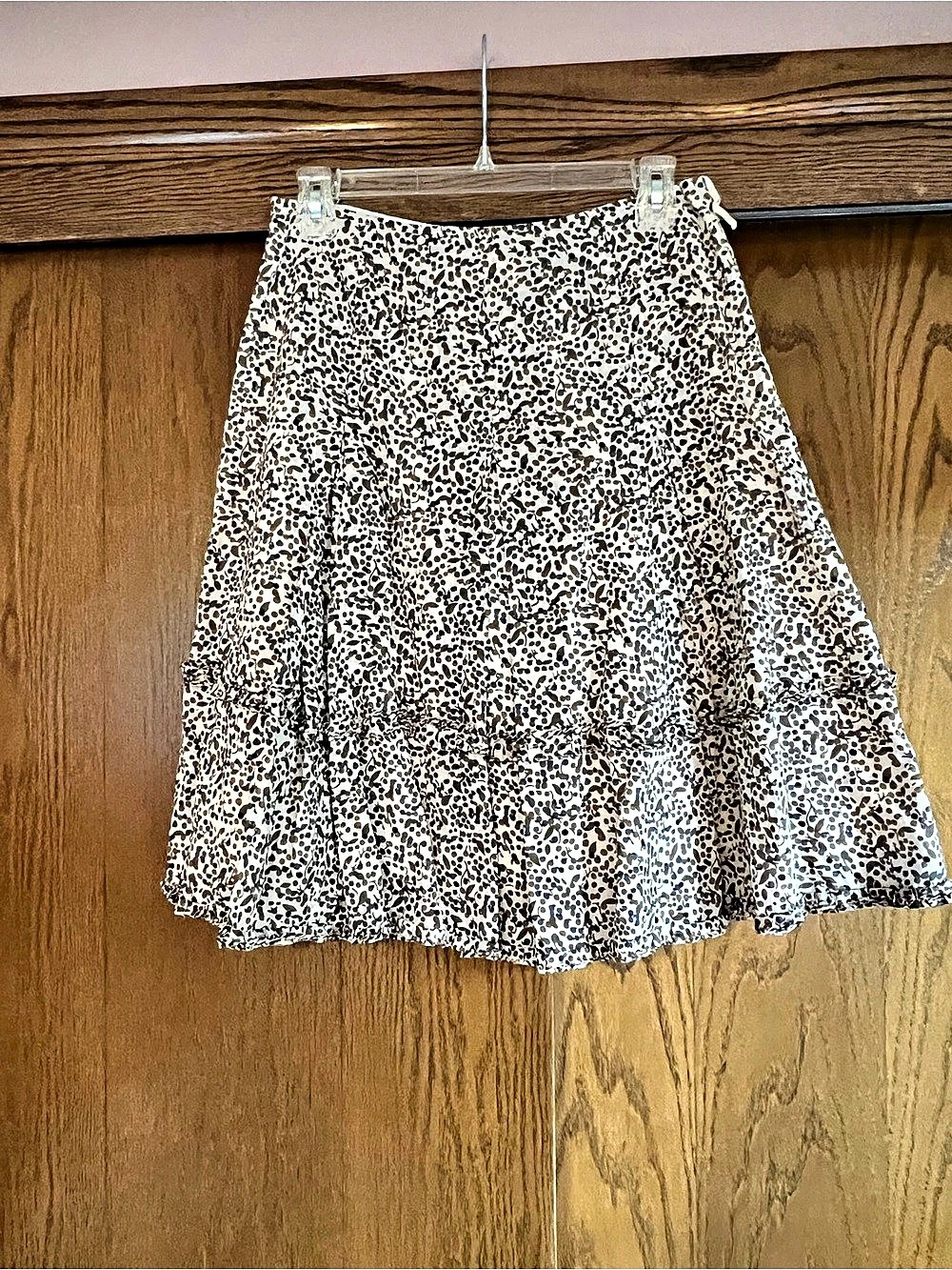 Max Mara Weekend by Max Mara Animal Print A-Line Skirt
